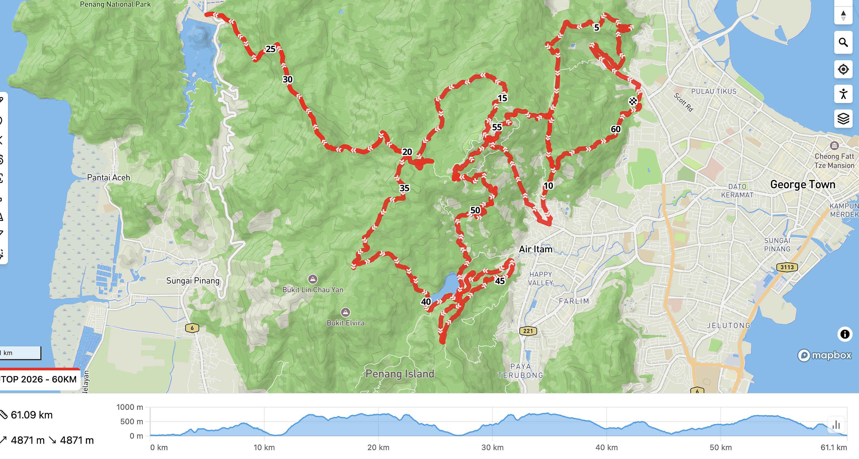 race route image map