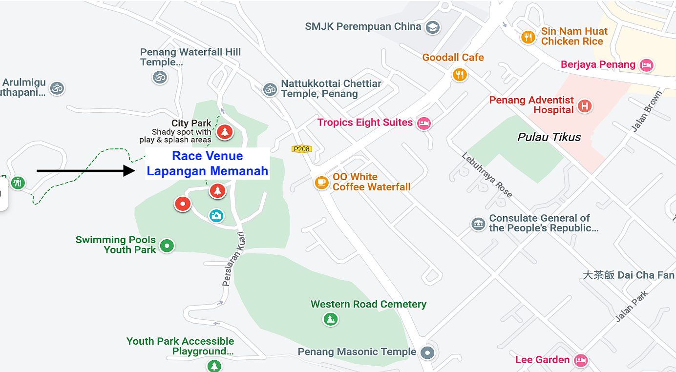 race route image map